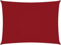 vidaXL Zonnescherm rechthoekig 3,5x5 m oxford stof rood