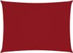 vidaXL Zonnescherm rechthoekig 3,5x5 m oxford stof rood