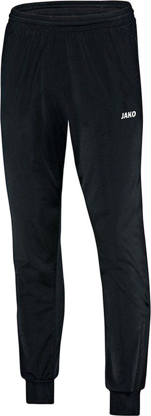Jako Classico Polyester Sportbroek - Mannen - Zwart/Wit - Maat XL