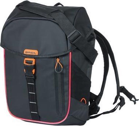 Basil Miles Nordlicht Single Pannier - Black - 13L - Waterproof