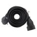Zenitech verlengkabel, 16 A, HO5VV-F 3G1,5 mm², zwart, 3 m