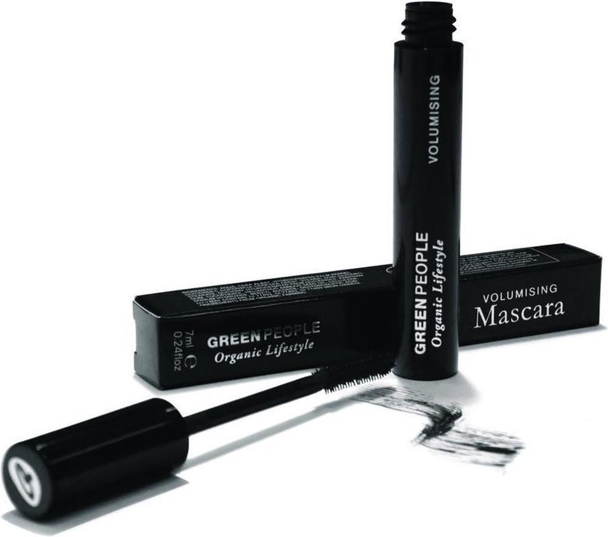 Green People Mascara volume zwart/bruin 7 ml