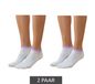 Lot de 2 paires de chaussettes de sport pour femme, 90 deniers, opaques et chaudes en coton, blanches et violettes