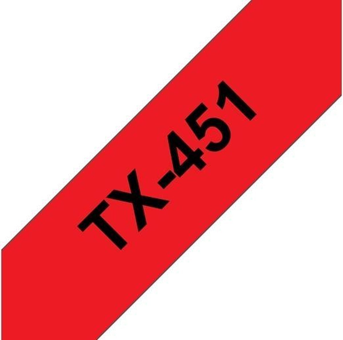 Brother TX-451 - 24mm - black on red for PT-7000 / PT-8000 / PT-PC