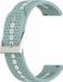 By Qubix - Smartwatch bandje voor Garmin Vivomove 3 / HR / Luxe / Sport / Style / Trend - Dot Pattern - Groenblauw - 20mm