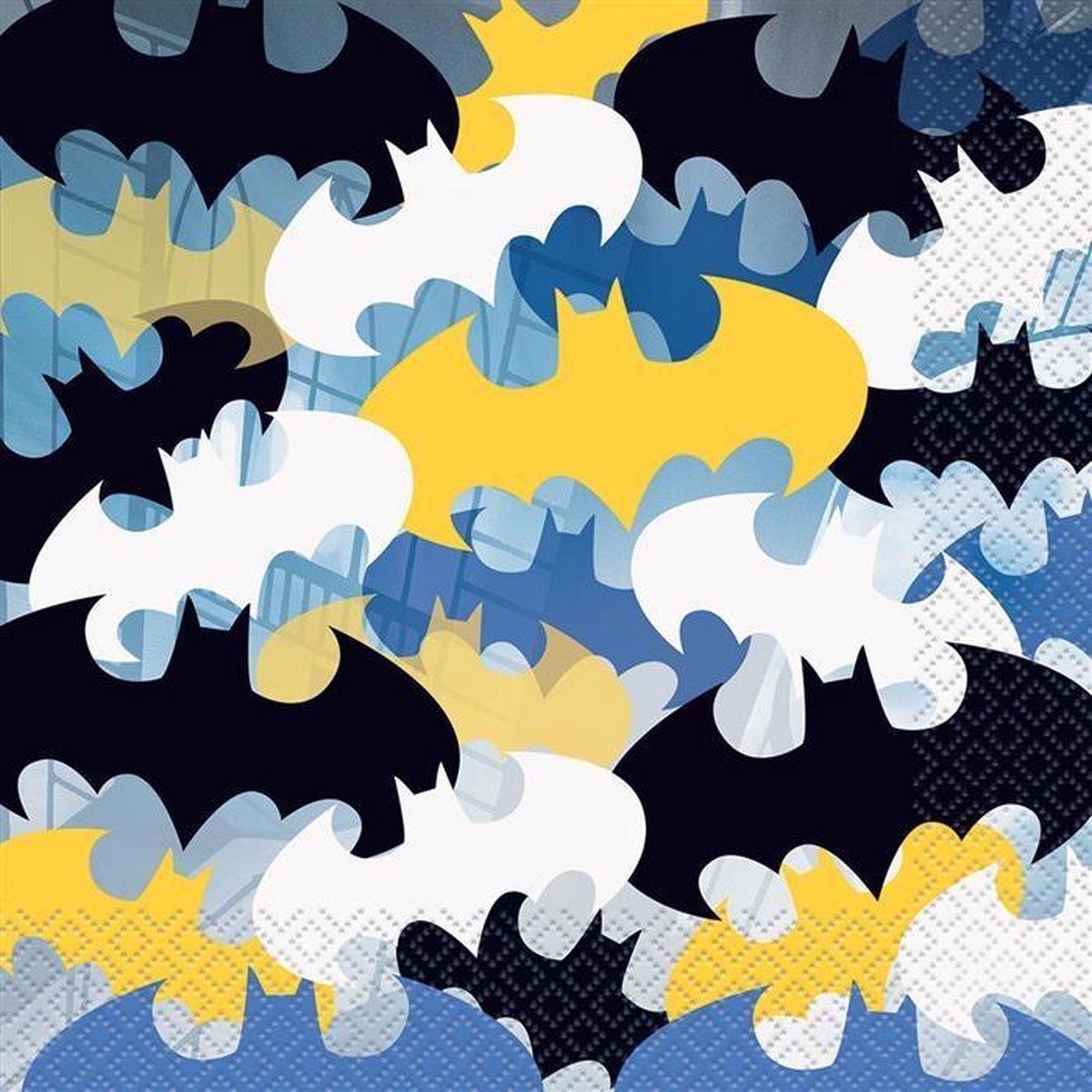 Haza original Servetten Batman 33 X 33 Cm Papier Blauw 16 Stuks