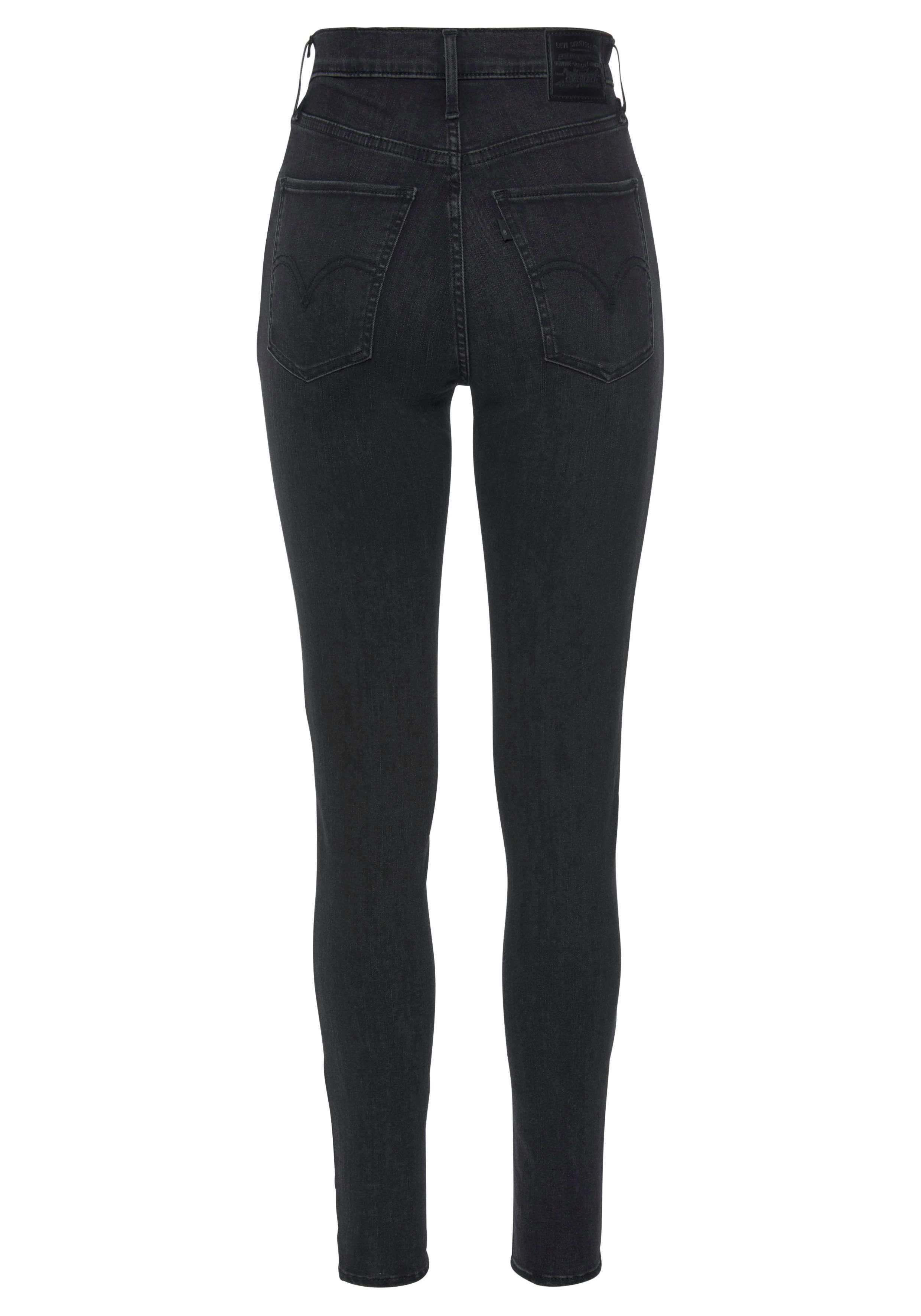 Levi's Mile High Super Skinny Jeans - Black Haze