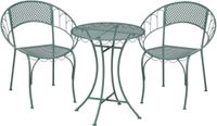 Mica Decorations Marseille Bistroset - Set van 3 - IJzer - Groen