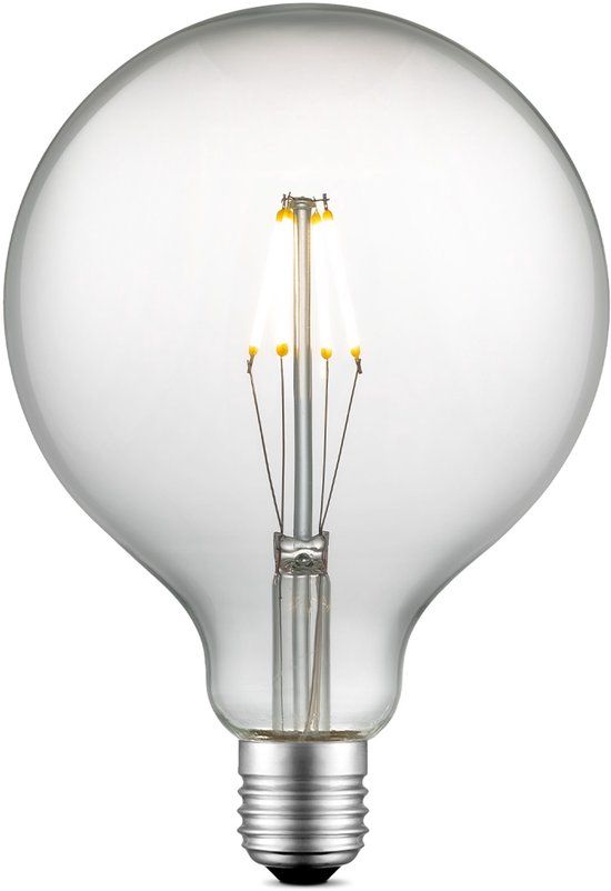 Home Sweet Home Edison Vintage E27 LED filament lichtbron Carbon - Helder - G125 Global - Retro LED lamp - Dimbaar - 4W 400lm