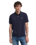 GANT Reg Emb Archive Shield Poloshirt voor heren, evening blue, M