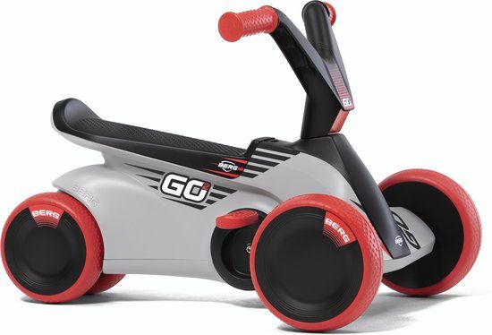 BERG GO² SparX Loopauto - Grijs/Rood - 10-30 Maanden