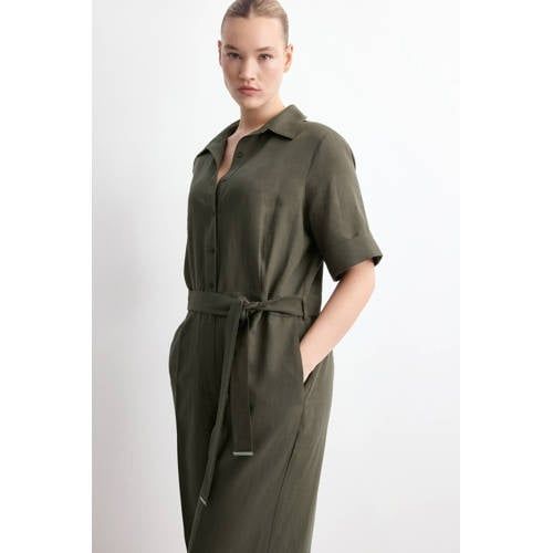 Mango Kaki Jumpsuit