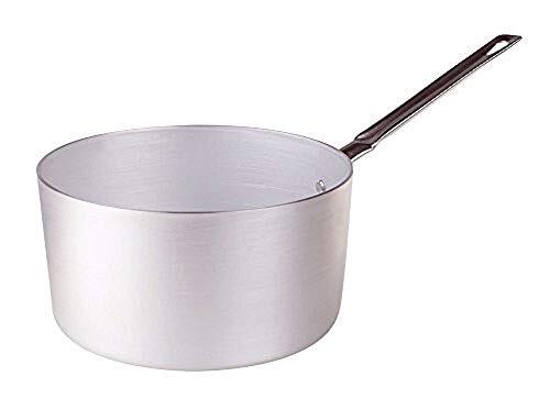 Pentole Agnelli Agnelli Casserole High, in Aluminium, RVS handvat, Zilver