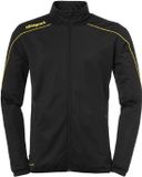 Uhlsport Stream 22 Classic Trainingsjas Kind Zwart-Limoen Geel Maat 152