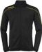 Uhlsport Stream 22 Classic Trainingsjas Kind Zwart-Limoen Geel Maat 152