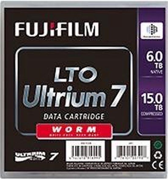 Fujifilm LTO Ultrium 7 WORM Lege gegevenscartridge 6 TB