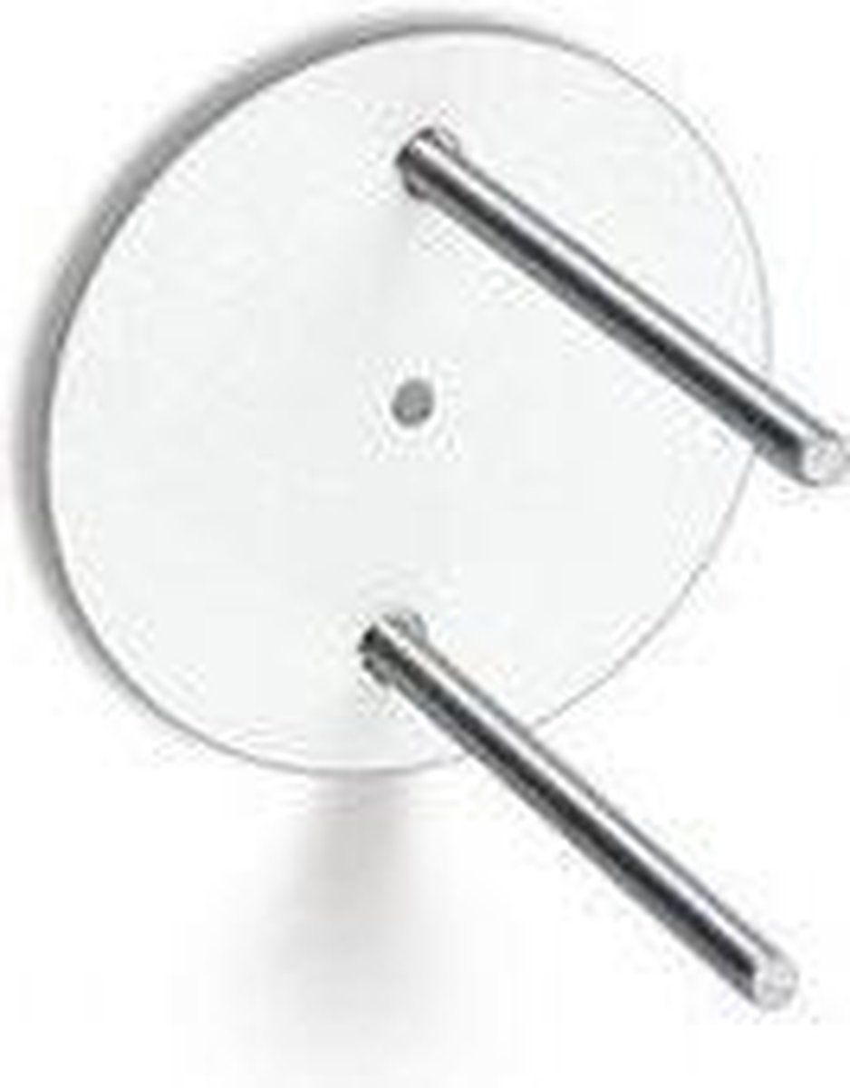 Handicare Linido contraplaat wandbeugel RVS wit - Zilver