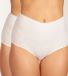 Schiesser Maxislips 2-pack katoen zand - 95/5 Dames Onderbroek - sand