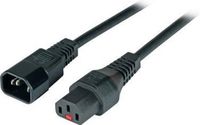 EFB Elektronik EK601SW.3 Zwart 3m C14 stekker C13 stekker electriciteitssnoer