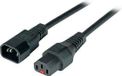 EFB Elektronik EK601SW.3 Zwart 3m C14 stekker C13 stekker electriciteitssnoer