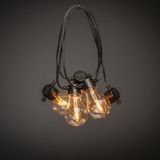 Konstsmide 2341-800SP Solar lichtketting Buiten werkt op een accu Aantal lampen 10 LED Barnsteen Verlichte lengte: 4.5 m Instelbare lichtkleur, Timer, Dimbaar