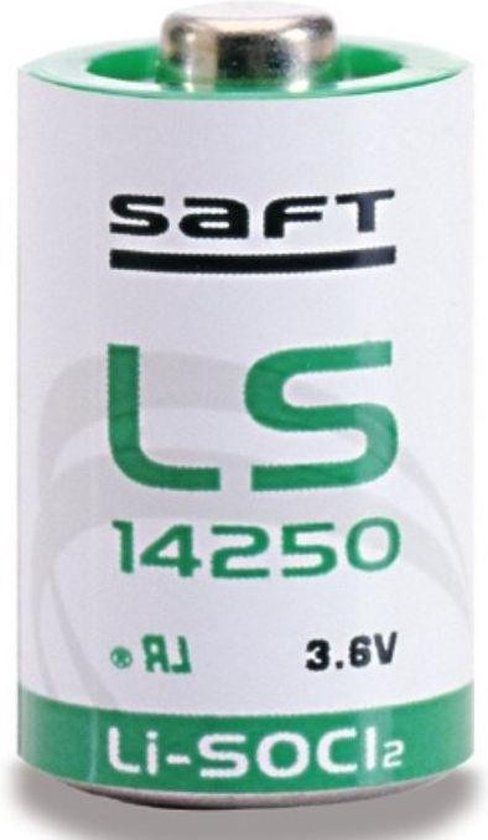 Saft Lithium 3.6V/1200mAh 1/2AA Battery - 5410329447816