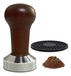 Tasseau à café 51 mm - Outil professionnel de barista - Base en acier inoxydable - Poignée en bois/aluminium - Conception ergonomique - Pression idéale pour l'espresso - Tasseur à expresso