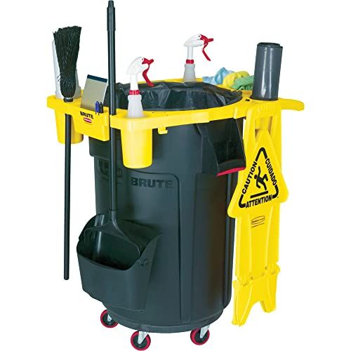 Vepa Bins Rubbermaid BRUTE Rim Caddy - geel