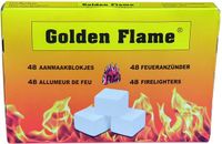 Golden Flame Aanmaakblokjes wit 48 stuks