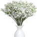 Unyqoos® Set van 12 Witte Kunstbloemen voor Decoratie en Bloemstukken