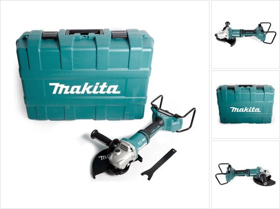 Makita DGA 901 ZKU2 Akku Winkelschleifer 36V ( 2x18V ) 230mm Brushless Solo + Ezynut + Koffer - ohne Akku, ohne Ladeger&#228;t