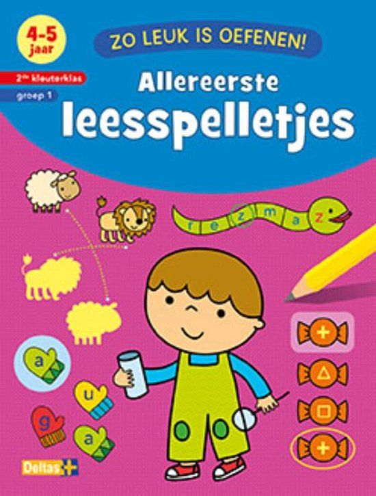 Deltas Allereerste leesspelletjes 4-5 jaar 2de kleuterklas groep 1