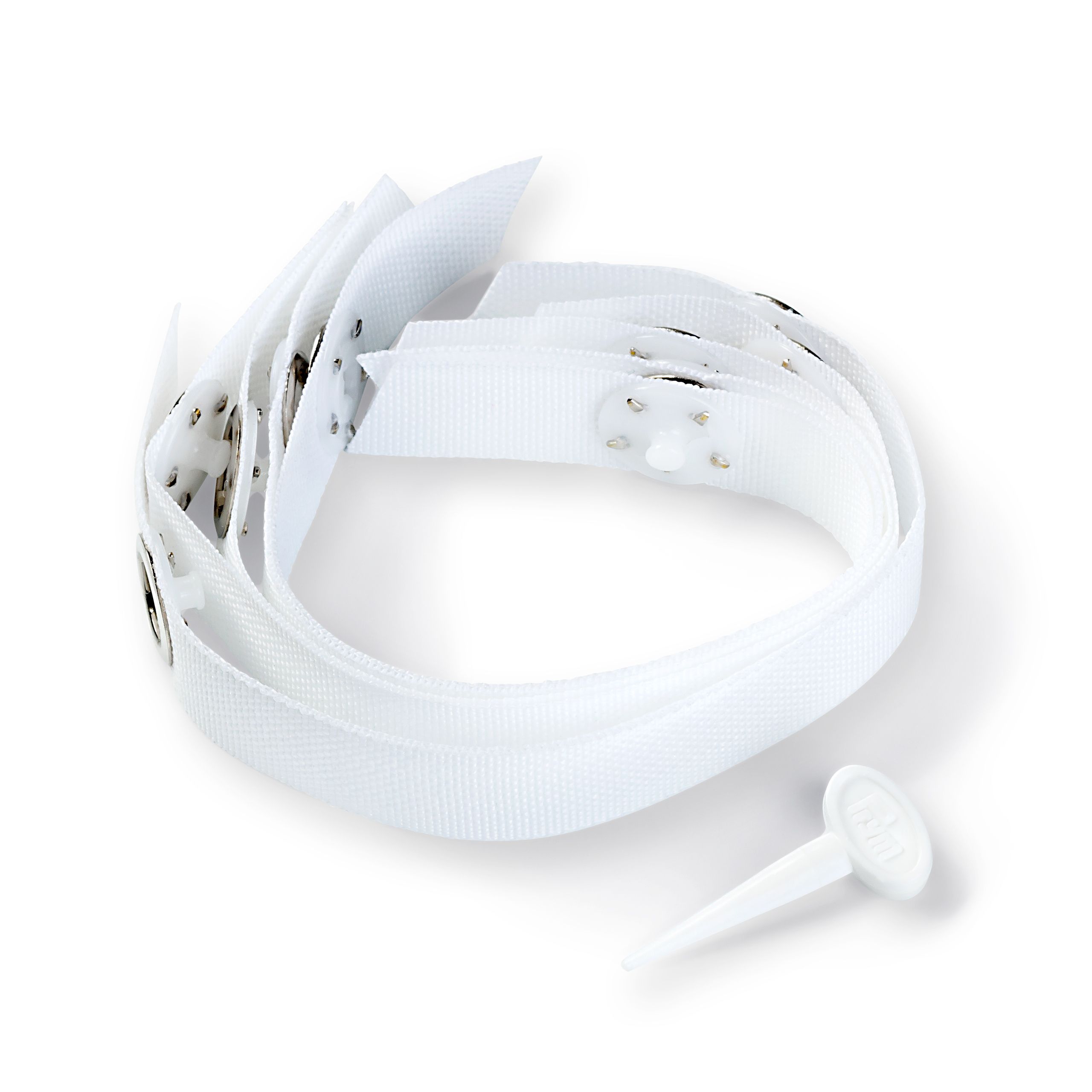 Naaiaccessoires - wit - 15 cm - polyester - 5 stuks