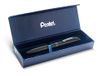 Pentel BL2007 EnerGel rollerbalpen, hoogwaardig, intrekbaar, punt 0,7 mm, behuizing van mat metaal, zwart – geschenkdoos