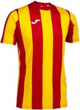 Joma Inter Classic Jersey Rood/Geel Polyester Korte Mouw Gestreept 3XL Mannen Voetbal Lente/Zomer 2023