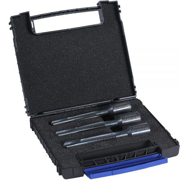 Euroboor Drill tap set HSS-Co M8, M10, M12