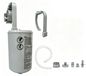 Skimmer de surface pour piscines hors-sol - Hauteur réglable avec panier filtrant amovible - Gris