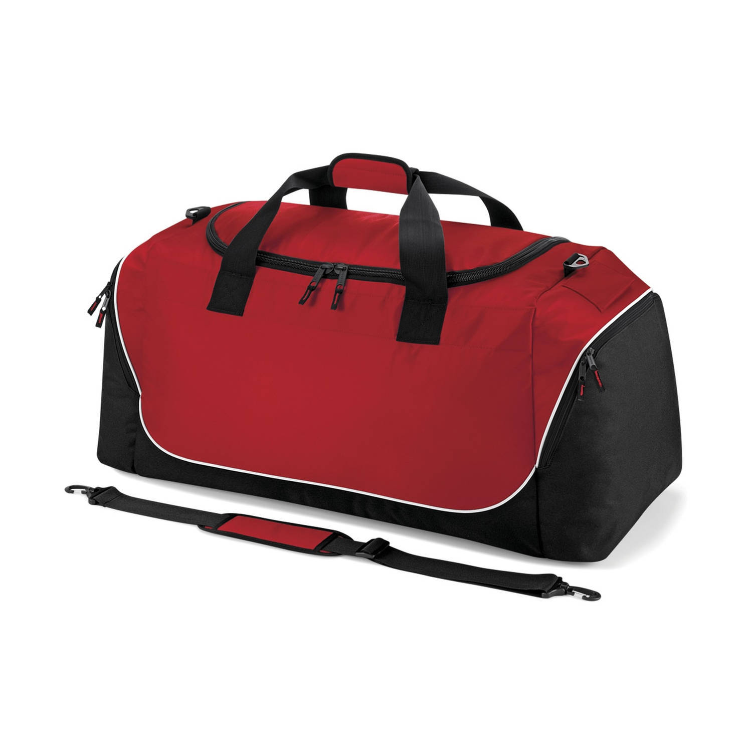 Quadra Jumbo Sporttas-Reistas Classic Red-Black-White