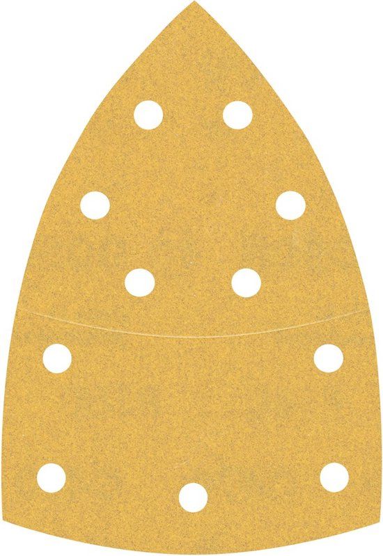 Bosch Schuurbladset - 102 x 62 x 93mm - K180 - Set van 10 bladen