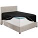 Hearth & Harbor Zwart California Kingsize hoeslaken, alleen hoeslaken met extra diepe hoeken, 1800 microvezel hoeslaken, ultra zacht hoeslaken California King past tot 24 inch matras
