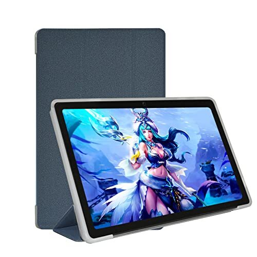 YHFZR Hoes voor Teclast P25, Slanke Lichtgewicht Smart Shell Folio Hoes met Standaardfunctie voor Teclast P25 10.1 Inch, Grijs