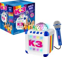 Studio 100 - K3 K3 - Disco box - Bluetooth - Inclusief microfoon - Wit/Blauw/Multicolor