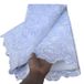Coton Dentelle de mariage Tissu Voile coupé à la main 5 Yards