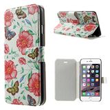 LD Case a00813 beschermhoes voor iPhone 6 roze bloemen rood
