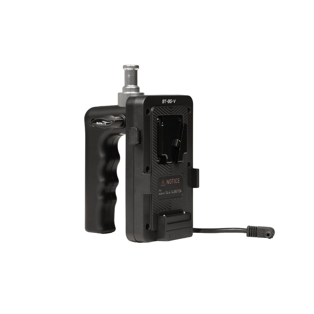 Nanlite V-mount Battery Grip met DC Connector