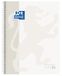 Oxford, Notitieboek A4, geruit 5 x 5, extra harde omslag, microgeperforeerd, notitieboek A4 Europeanbook 1, wit