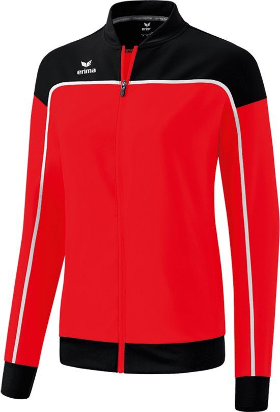 Erima Change Presentatiejack Dames - Rood / Zwart / Wit - Maat 44