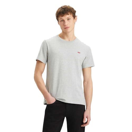 Levi's Heren T-Shirt Ss Original Housemark Tee, Mid Tone Grey Heather Jersey, S