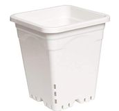 Hydrofarm 9" 7.5L Vierkante Heavy Duty Pot - Wit