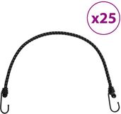 vidaXL Spanelastieken met reflecterende strips en haken 25 stuks 59 cm